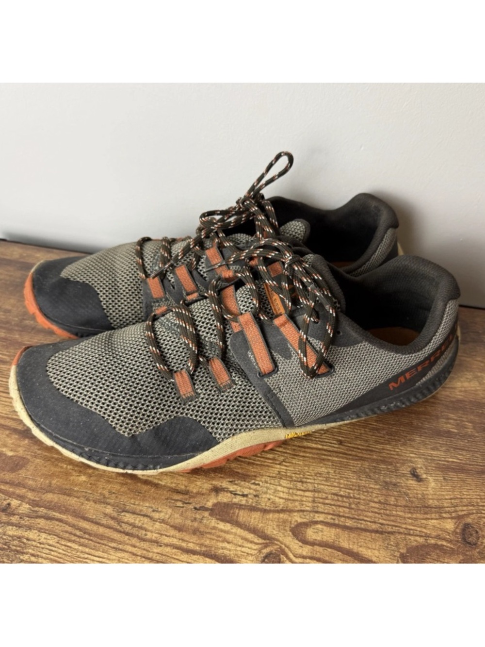 Merrell Men's Trail Glove 6 Sneaker Shoe Beluga J066753 Size 12 Hiking Gray